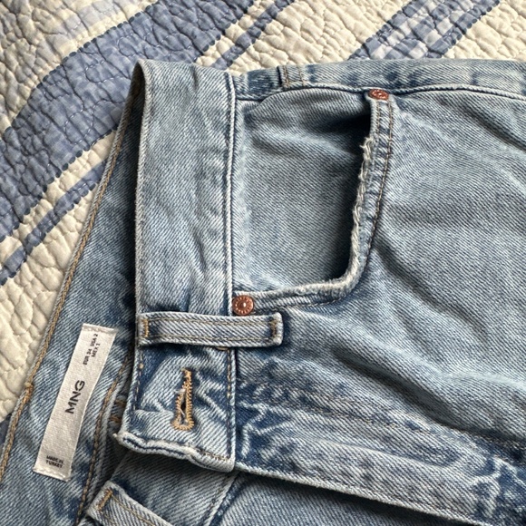 Mango Matilda Light Wash Straight Mid-Rise Jeans Size 2 - Picture 11 of 12